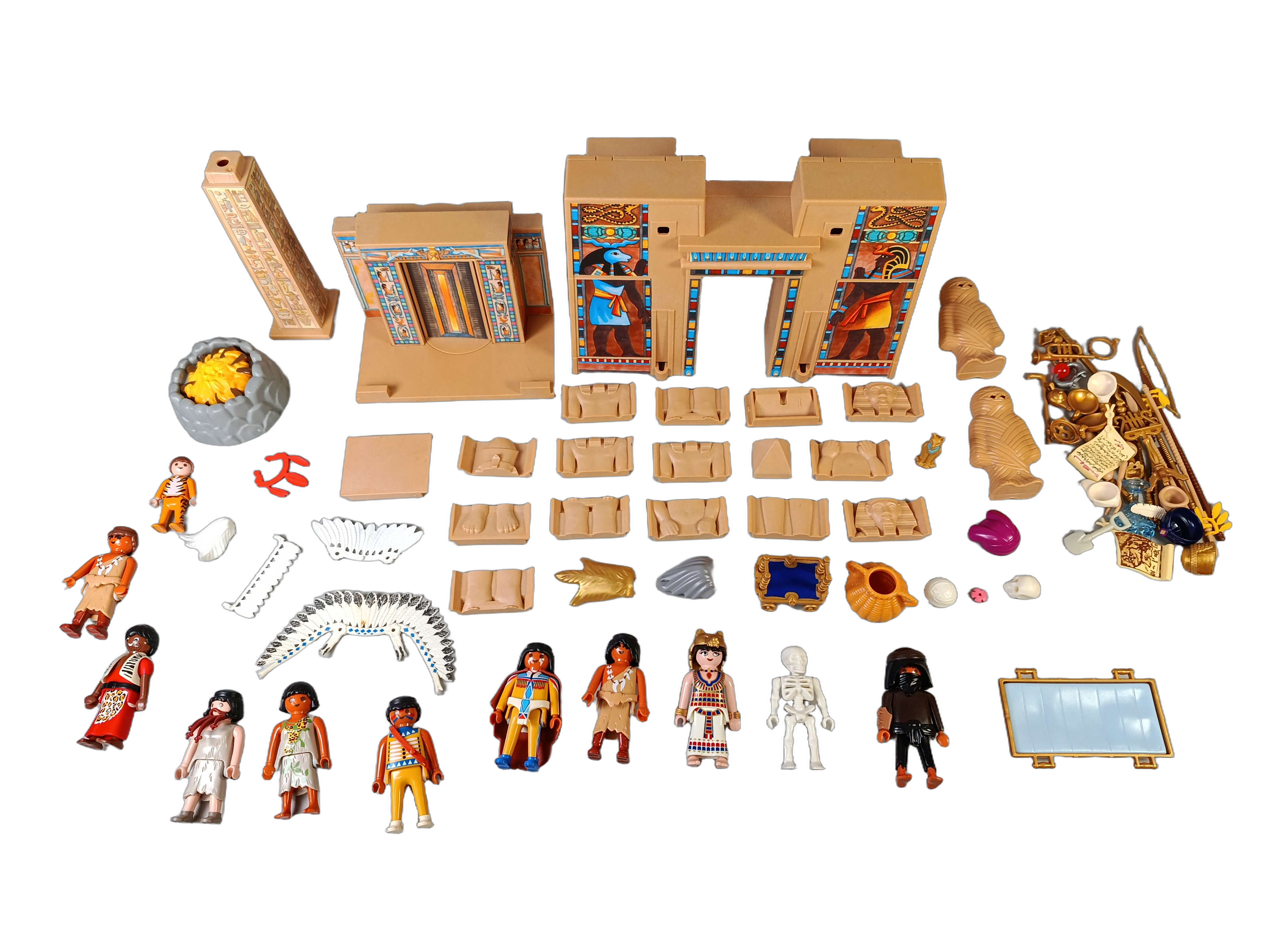 Playmobil Bundle Indianer, Ninja & Ägypten 4243 umfangreiches Figuren
